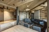 Modern home with Living Room, Sofa, Coffee Tables, Chair, Ceiling Lighting, Pendant Lighting, and Ceramic Tile Floor. Living room Photo 3 of NagatinSky