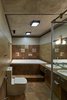 Modern home with Bath Room, Ceramic Tile Floor, Tile Counter, Drop In Tub, Ceiling Lighting, and Ceramic Tile Wall. Bathroom Photo 11 of 57 Drawers
