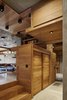 Modern home with Ceramic Tile Floor and Medium Hardwood Floor. Hallway Photo 13 of 57 Drawers