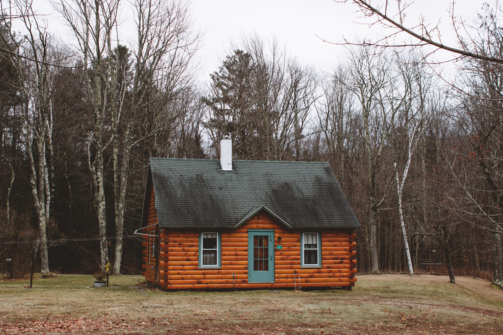Deep Catskill Cabin:

Amidst the old structures nestled throughout the crooked woods of Catskill State Park, it's easy to point out which dwellings are someone's fresh upstate NY getaway. There's nothing quite like Lincoln Logs to inspire that next cabin project.