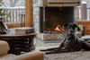 Modern home with Living Room and Gas Burning Fireplace. Perfect for the whole family. Photo 4 of Northwoods Log Cabin