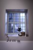 The master bathroom with a beautiful stained glass window Photo 12 of Maison de Maitre - Brussels modern home