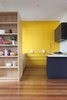 Yellow communicates happiness and is visually sunny. This bright example imbues radiant energy that is perfect for a kitchen, while a muted yellow is considered more of a soothing neutral. Photo of 40+ Yellow Modern Home Design Ideas modern home