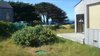 Modern home with Outdoor, Side Yard, and Small Patio, Porch, Deck. Prior to courtyard extension: View of east side of house from planned point for hot tub. Photo 2 of Abalone Bay
