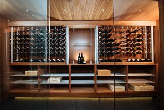 The Northwest Wine Room Modern Home In Forest Park Portland The Northwest Wine Room Modern Home In Forest Park Portland