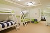 Modern home with Bedroom, Bed, Pendant Lighting, and Bunks. Bunk Room Photo 11 of Ute Rock Residence