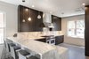 Modern home with Kitchen, Wood Cabinet, Medium Hardwood Floor, Marble Counter, Recessed Lighting, Pendant Lighting, and Range Hood. Kitchen Photo 7 of Historic Francis House