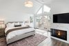 Modern home with Bedroom, Pendant Lighting, Dark Hardwood Floor, Bed, Accent Lighting, and Night Stands. Master Bed Photo 18 of Historic Hallam