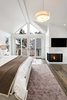Modern home with Bedroom, Bed, Dark Hardwood Floor, and Pendant Lighting. Master Bedroom Photo 17 of Historic Hallam