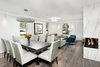 Modern home with Dining Room, Medium Hardwood Floor, Table, Chair, Pendant Lighting, and Gas Burning Fireplace. Dining Area Photo 12 of Historic Hallam