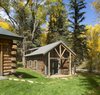 Modern home with Exterior. Cabin exterior Photo 8 of Mad Dog Ranch