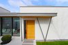 Modern home with Wood, Exterior, and Outdoor. New entrance and glazed house extension and Japanese garden Photo 11 of Extension of a house in Geneva