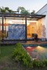 Terrace garden with a mini lily-pond Photo 2 of In the details modern home