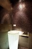 The costume made self illuminated basin, surrounded by shinny bronze tiles. Photo 6 of In the details modern home