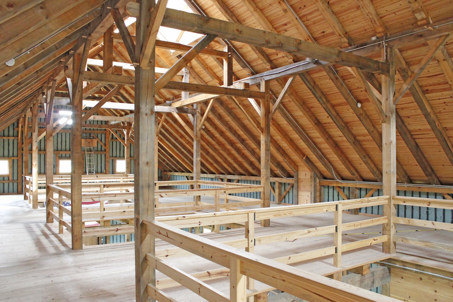 New England Barn Company adheres to the old-fashioned ethic embodied in the sturdy, long lasting construction method of Mortise and Tenon Joinery- using pegs rather than nails.