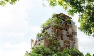 Planned to open in 2020, this luxury hotel will be adjoined to a former maternity hospital. The tower will be covered with greenery and filled with interiors designed by Philippe Starck.