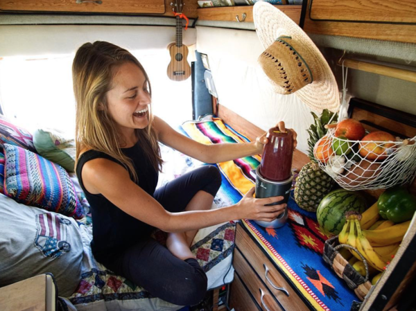 Sarah and Bryan are making their way across North America in their vehicle Pepita—backpacking, cooking, and