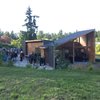 Modern home with Outdoor and Field. Inaugural gallery opening Photo 2 of Modern Timber Frame