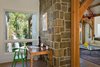 Mortise and tenon, hand-carved timbers. Photo 9 of Contemporary Timber Frame Home Overlooking Twin Waterfalls modern home