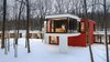 Modern home with Outdoor. Cube & treehouse addition to original house Photo 2 of House in the Woods