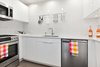 Small and Efficient New York Kitchen Photo of Maximizing Small Space modern home