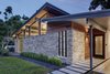Modern home with Exterior, Metal Roof Material, Wood Siding Material, Stone Siding Material, Gable RoofLine, House Building Type, and Glass Siding Material. Re-Open House by Matt Fajkus Architecture | Photo by Charles Davis Smith Photo 18 of Re-Open House