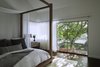 Modern home with Dark Hardwood Floor, Ceiling Lighting, and Recessed Lighting. Via Media Residence by Matt Fajkus Architecture | Photo by Leonid Furmansky Photo 13 of Via Media Residence