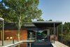 Modern home with Shed & Studio, Living Space Room Type, and Den Room Type. Via Media Residence by Matt Fajkus Architecture | Photo by Leonid Furmansky Photo 19 of Via Media Residence