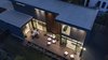 Modern home with Outdoor, Decking Patio, Porch, Deck, Grass, Side Yard, Raised Planters, Wood Patio, Porch, Deck, Shrubs, Planters Patio, Porch, Deck, and Back Yard. Add/Subtract House by Matt Fajkus Architecture | Photo by Charles Davis Smith Photo 13 of Add/Subtract House