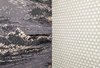 Close up of penny tile and wallpaper design Photo of San Francisco, Mission Remodel modern home