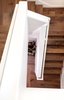Stairwell leading to lower level of a two-story remodeled Cow Hollow home. Photo 5 of San Francisco, Cow Hollow Remodel modern home