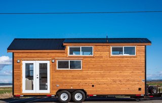 Comprised of a 26' x 8.5' by 8.5 foot wide trailer, this tiny home RV is ready for the road.