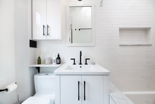 An example of a bathroom recently completed by Block.