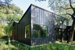 Windows were carefully oriented to capture views of the landscape.