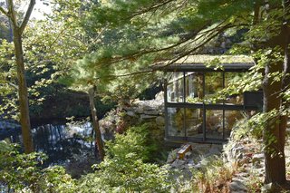 Manitoga, or Dragon Rock, was the residence of industrial designer Russel Wright and is filled with design details that incorporated nature, including rooms with boulders rising from the floors and a tiered layout that worked with the natural topography.