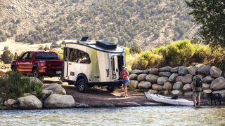 The Airstream Basecamp is one of the company's smallest travel trailers to date.