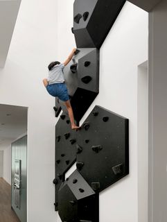 How They Pulled It Off: A Sophisticated But Kid-Friendly Climbing Wall