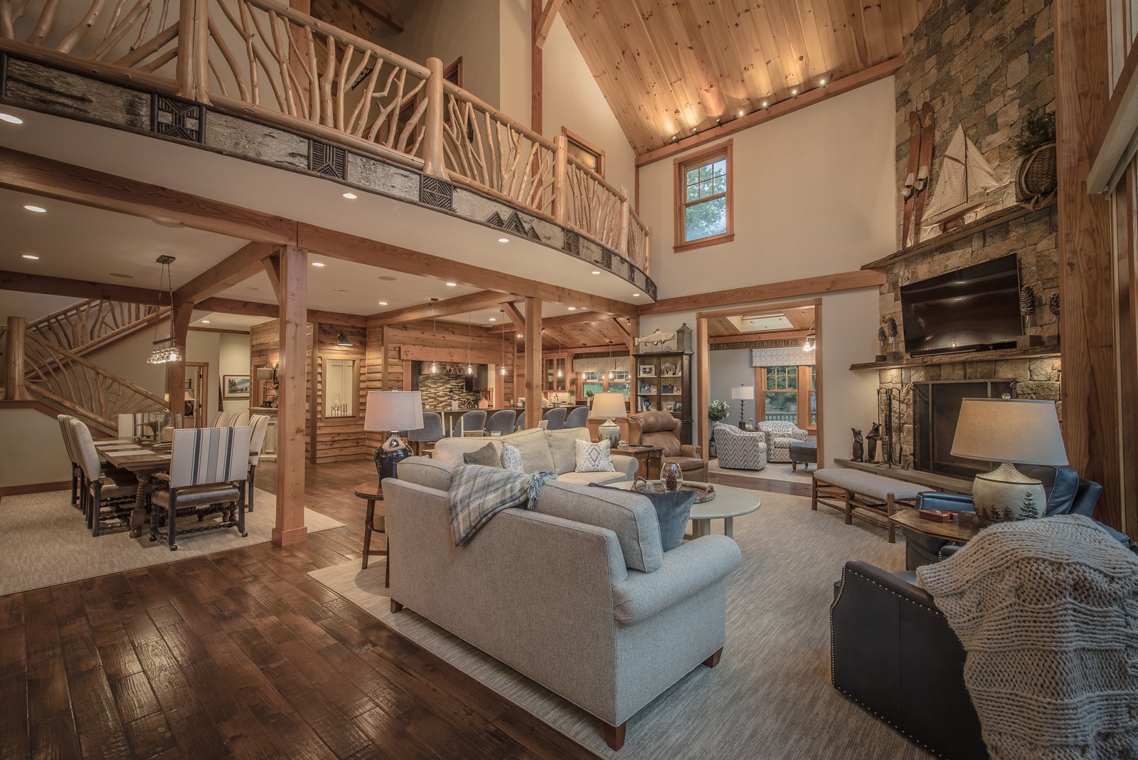 Photo 11 of 29 in The Meredith House & Barn by Yankee Barn Homes Dwell