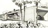 Sketch of the house Photo 16 of Wood House modern home