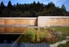 View with the closed blinds Photo 3 of Wood House modern home