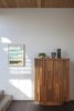 1960's vintage Brutalist walnut cabinet, Jonathan Cross vases and Michael Smolcich ceramic vase Photo 4 of Adelaide House modern home