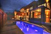 Pool area at night Photo of Keps Haus 2.0 California Style in Canada modern home