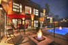 Gas fireplace at night Photo 3 of Keps Haus 2.0 California Style in Canada modern home