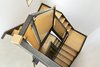 Modern home with Staircase, Wood Tread, and Metal Railing. Geometric staircase adds some architectural detail Photo 3 of Wallabout Metal House
