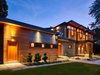 The Gravity House facade glows proudly at night Photo 8 of The Gravity House modern home