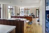 view from Kitchen overlooking Dining area into Living area Photo 12 of Boston Suburbs modern home