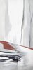 "On A Wing" 22x47 Contemporary abstract Photo 3 of 3 Commission paintings for client of interior designer Cindy Montgomery modern home