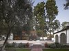 A carefully designed palette of hardscape introduced a balanced outdoor area and a pool addition. Photo 3 of Morgan Phoa Library and Residence modern home