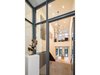 Entryway with custom art by Interior Marketing Group Photo of Greenwich Village Townhouse modern home