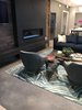West section of new home display gallery Photo of Designing a Concrete Floor for a Design Showroom. modern home